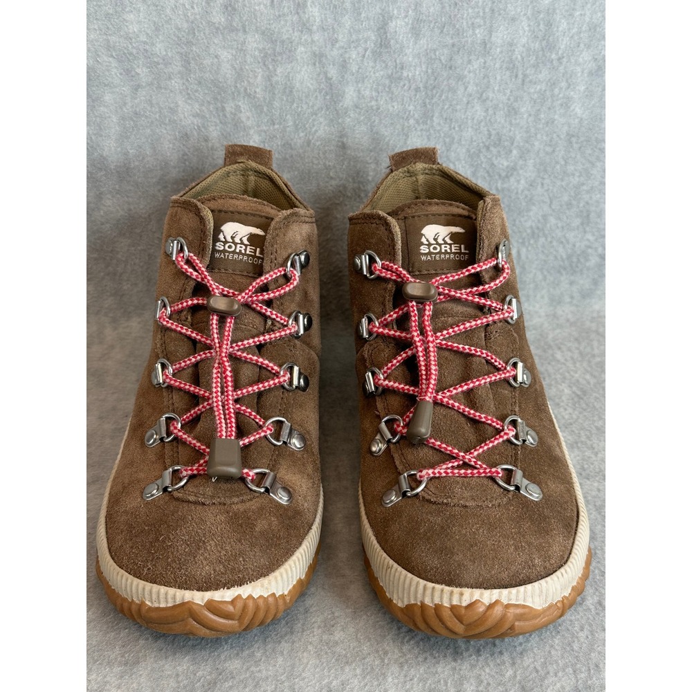 Sorel Out N About Plus Conquest Womens 5 Suede Boots‎ Brown Red Women 1877051